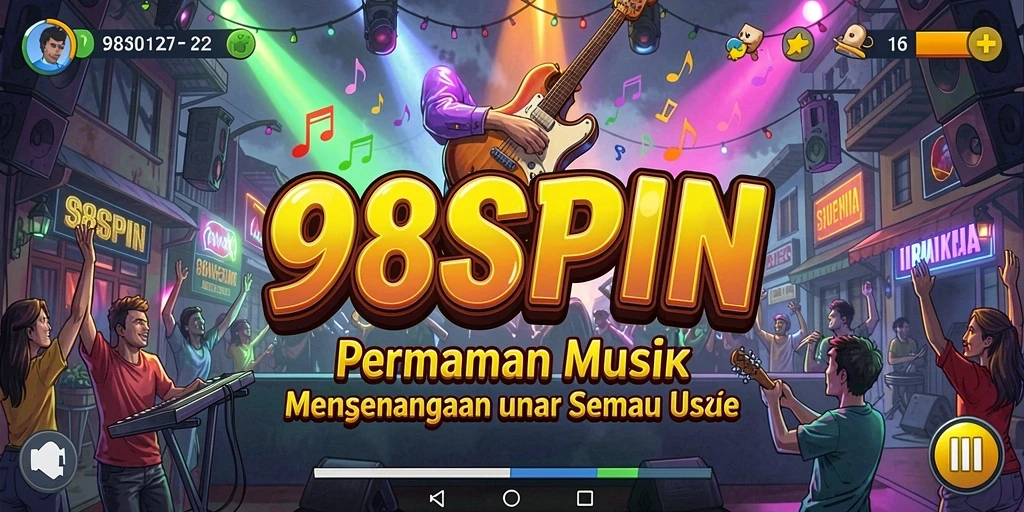 Screenshot 98SPIN menunjukkan gameplay yang menarik dan interaktif.
