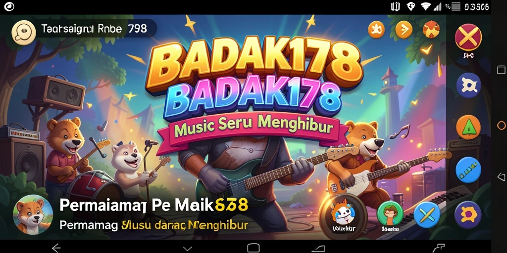 Tampilan gameplay BADAK178 dengan musik yang menarik dan grafis memukau.