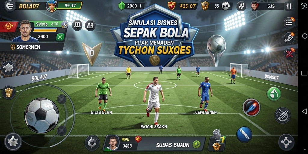 Tampilan gameplay <strong>BOLA07</strong> yang seru dan menegangkan.