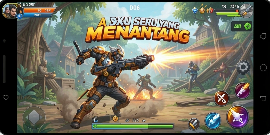 Menampilkan aksi seru dan grafik yang menawan dalam D06.