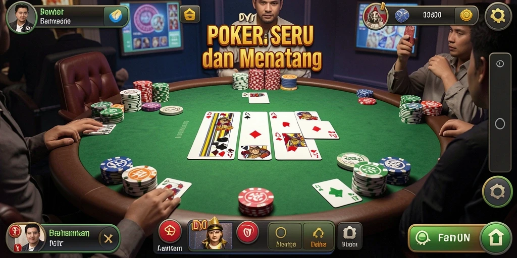 Gameplay menarik dari DY01 dalam permainan Poker.