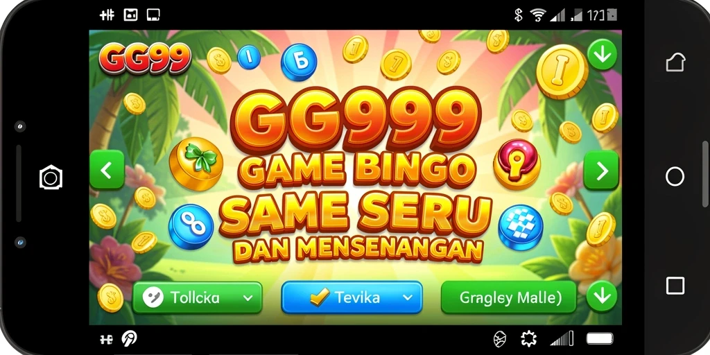 Screenshot utama GG999 menampilkan gameplay seru Bingo.