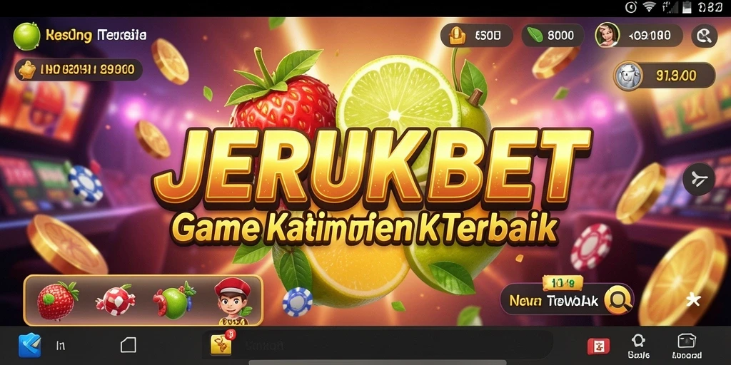 Tampilan gameplay JERUKBET yang seru dengan berbagai permainan Kasino.