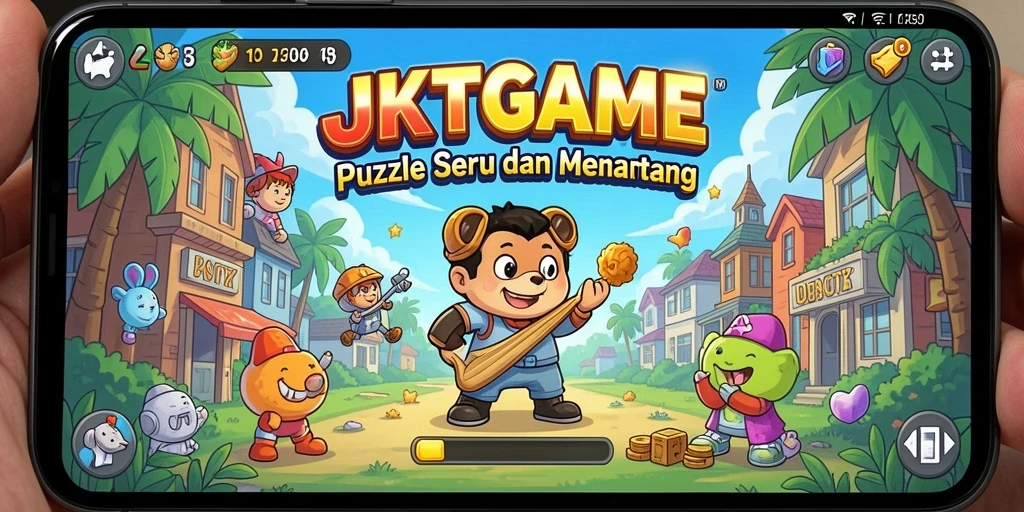 Tangkapan layar JKTGAME yang menampilkan gameplay puzzle yang seru.