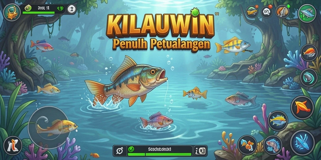 Tangkapan ikan yang menakjubkan dalam KILAUWIN saat bermain.