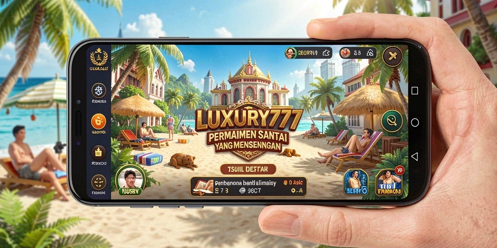 Tampilan gameplay LUXURY777 yang menarik dan colorful.