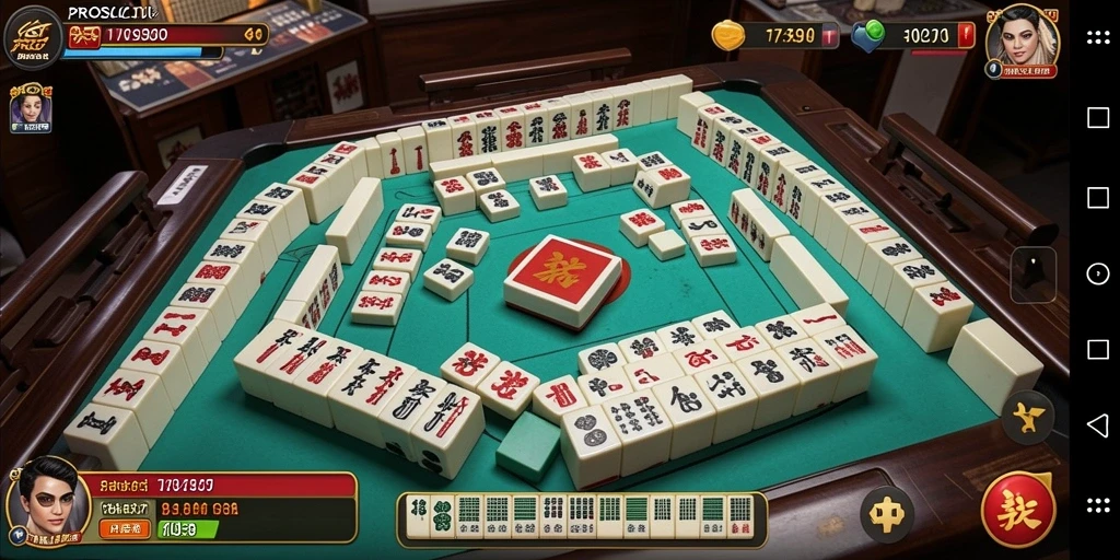 Tampilan menarik gameplay Mahjong PROSLOT yang mendebarkan.