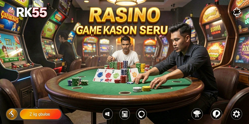 Screenshot RK55 menampilkan gameplay seru dan dinamis pada permainan Kasino.