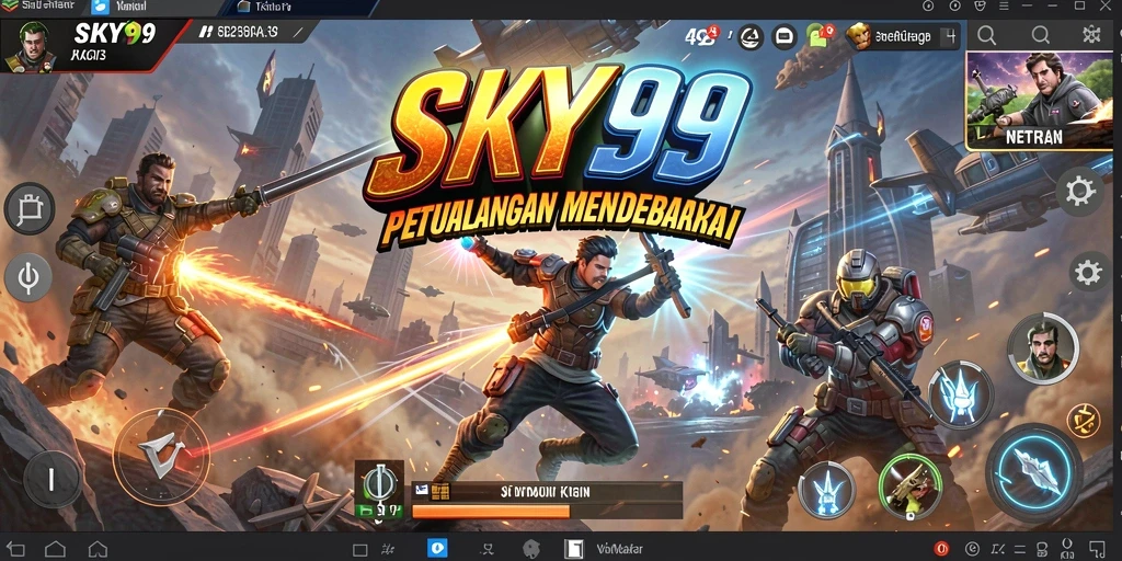Tampilan gameplay SKY99 yang mendebarkan dan penuh aksi.