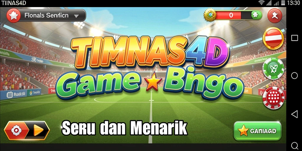 Tampilan menarik gameplay Bingo di TIMNAS4D.