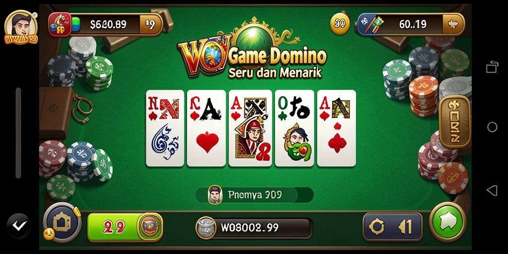 Gameplay WOW99 yang seru dan menegangkan dalam permainan Domino.